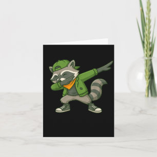 Carte Raton laveur Dab Streetwear Clic Drôle Pour Hommes