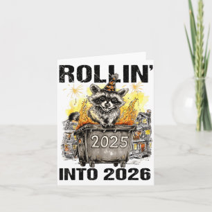 Carte Raton laveur roulant dans 2026 Bonne année 2026 Dr