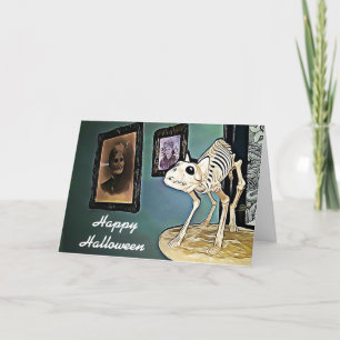 Carte Rats, Skeletons and Witches Halloween Card