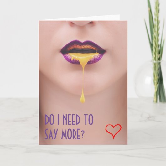 Carte Raunchy pour ami ou ami (Devant)