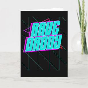 Carte Rave Papa House Musique Techno Musique Rave Fête G