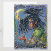Carte Raven Guide Art Card Fairytale Imaginaire Moon (Devant / Derrière)