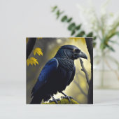 Carte Raven rustique - Natures Guardian (Debout devant)