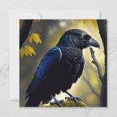 Carte Raven rustique - Natures Guardian (Devant)