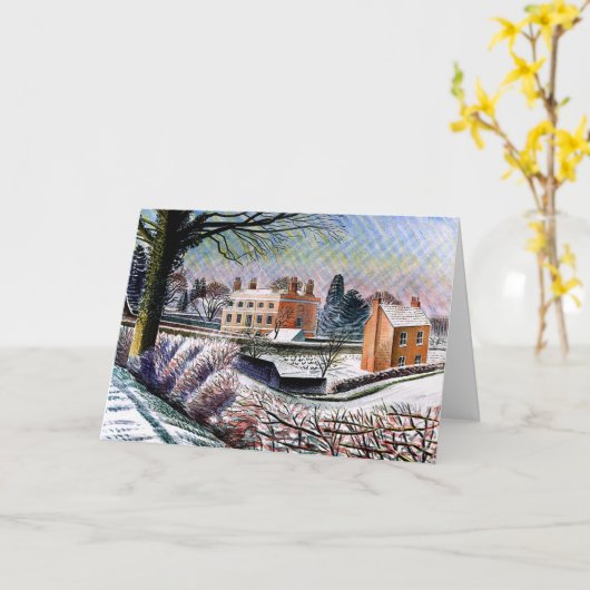 Carte Ravilier - Vicarage en hiver (Fleur jaune)