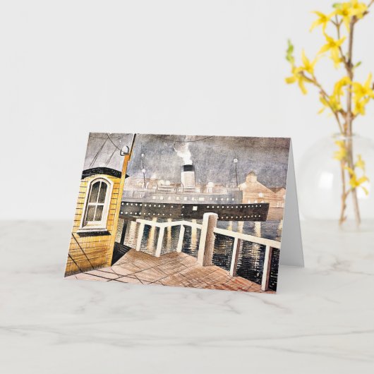 Carte Ravilious (Fleur jaune)