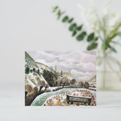 Carte Ravilious - Neige du Nouvel An, (Debout devant)