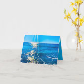Carte Ray of Light on Sea (Fleur jaune)