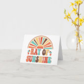 Carte Ray of Sunshine (Fleur jaune)