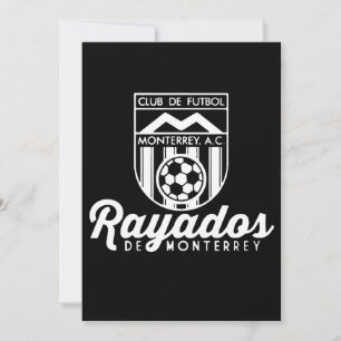 Carte Rayados De Monterrey Mexique Retro 86 Football Foo