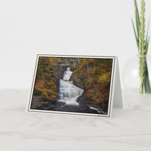 Carte Raymondskill Falls à l'automne 2018 (Devant)