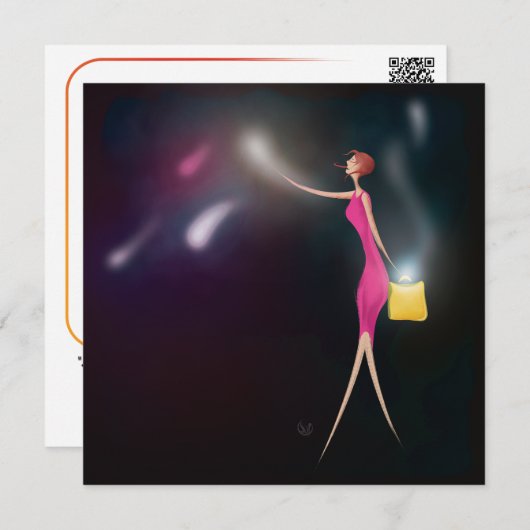 Carte "Rayon de soleil" (Devant / Derrière)