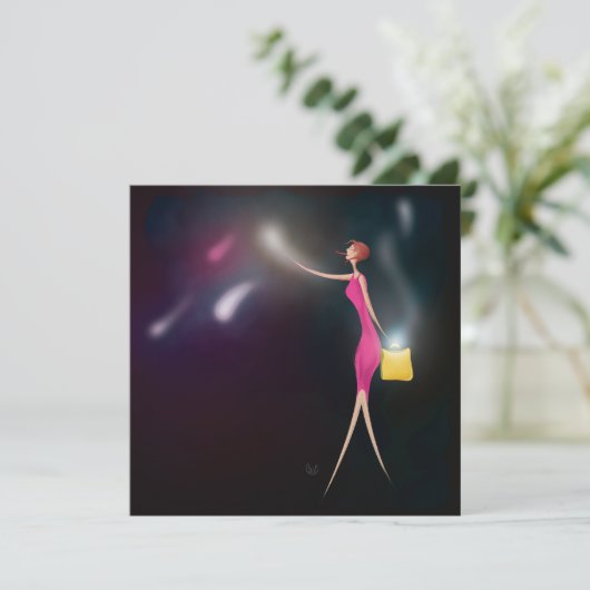 Carte "Rayon de soleil" (Debout devant)