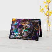 Carte 💚 💜 Rayon Régal 💛 : Mardi Gras Majesty (Fleur jaune)