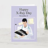 Carte Rayon X jour 8 novembre heureux (Devant)