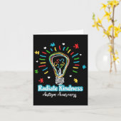 Carte Rayonner Kindness Sensibilisation sur l'autisme d' (Fleur jaune)