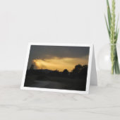 Carte Rayons de soleil célestes dans un paysage céleste (Devant)