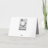 Carte rayure heureuse d'anniversaire (Dos)