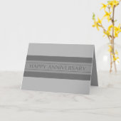 Carte rayure heureuse d'anniversaire (Fleur jaune)