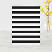 Carte Rayures noires (Fleur jaune)