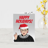 Carte RBG Holiday Greeting (Fleur jaune)