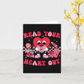 Carte Read Your Heart Out Valentines Day Teachers Book L (Fleur jaune)