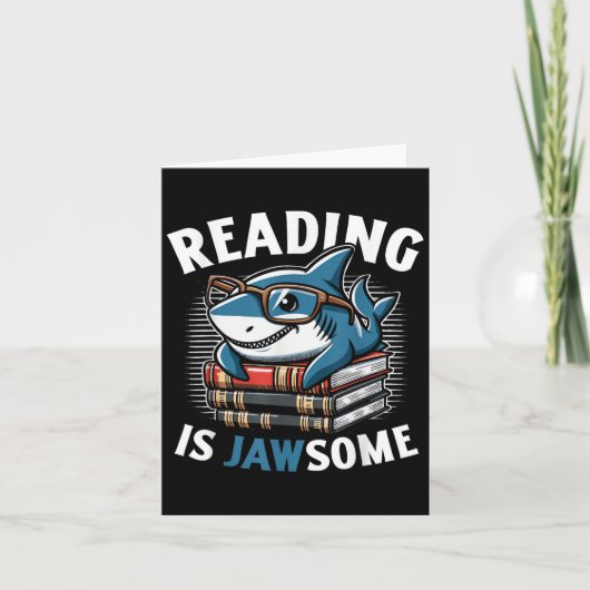 Carte Reading Is Jawsome Shark Books Bookworm Reader (Devant)