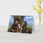 Carte Reading Together (Fleur jaune)