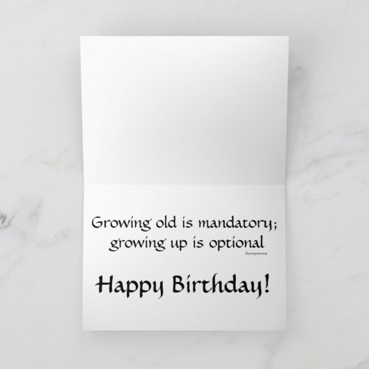 Carte Ready for Birthday (Intérieur)