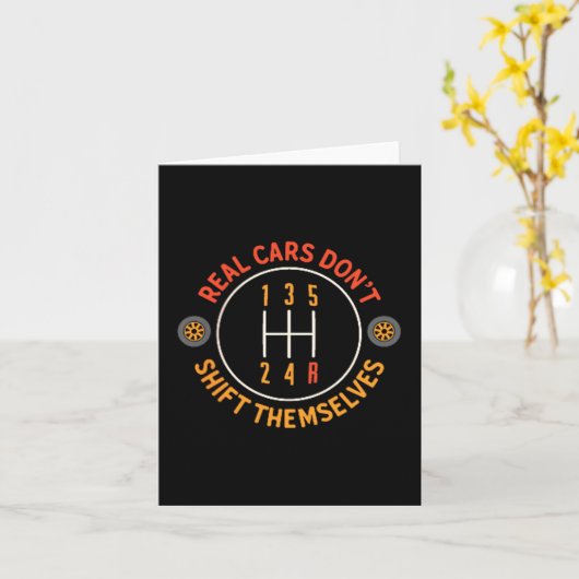 Carte Real Don't Shift Themselves 5-speed Transmission F (Fleur jaune)