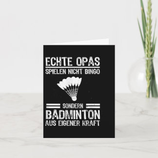 Carte Real Grand-pa Spielen Nicht Bingo Spécial Badminto