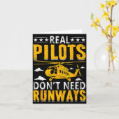 Carte Real Lots Don't Need Runways (Fleur jaune)