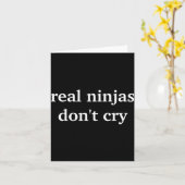 Carte Real Ninjas Dont Cry  (Fleur jaune)