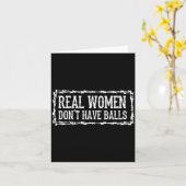 Carte Real Women Dont Have  (Fleur jaune)