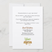 Carte Réalisateur Marketing Accueil Clients Se déplacer (Dos)