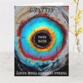 Carte Réalisation Célébration de la reconnaissance réuss (Fleur jaune)