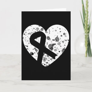 Carte Réandre l'amour avec un cœur graphique et un ruban