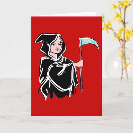 Carte Réaper de Young Grim (Fleur jaune)