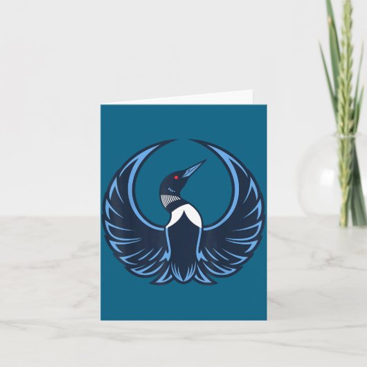 Carte Rebel loon minnesota strong (Devant)