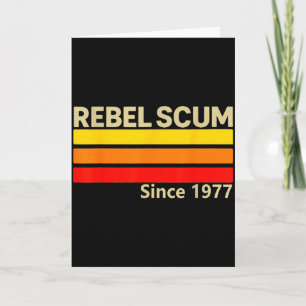 Carte Rebel S Depuis 1977 Clic Rétro Icône Vintage Dire