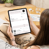 Carte Réception de vente de facture minimale Petite entr