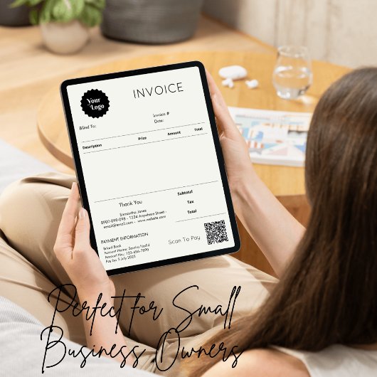 Carte Réception de vente de facture minimale Petite entr