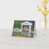 Carte Réception en plein air (Fleur jaune)