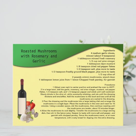 Carte Recette (Debout devant)