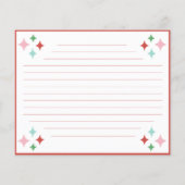 Carte Recette Baking Spirits Bright (Dos)