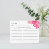 Carte Recette Bande Noire & Pony Rose (Debout devant)