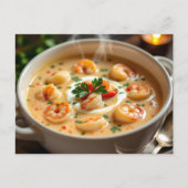 Carte Recette Bisque de fruits de mer (Devant)