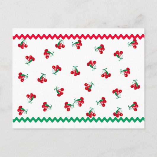 Carte Recette Cerises & Ric Rac (Devant)