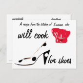 Carte Recette Chaussures (Devant / Derrière)