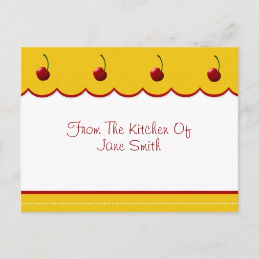 Carte Recette Cherry Lover (Devant)